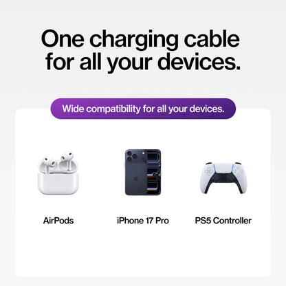 MagStack® Slim | Tangle-Free Magnetic Nylon | Charge & Data Cable
