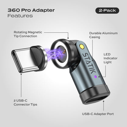 Statikco® 360 Pro Adapters 2-Pack