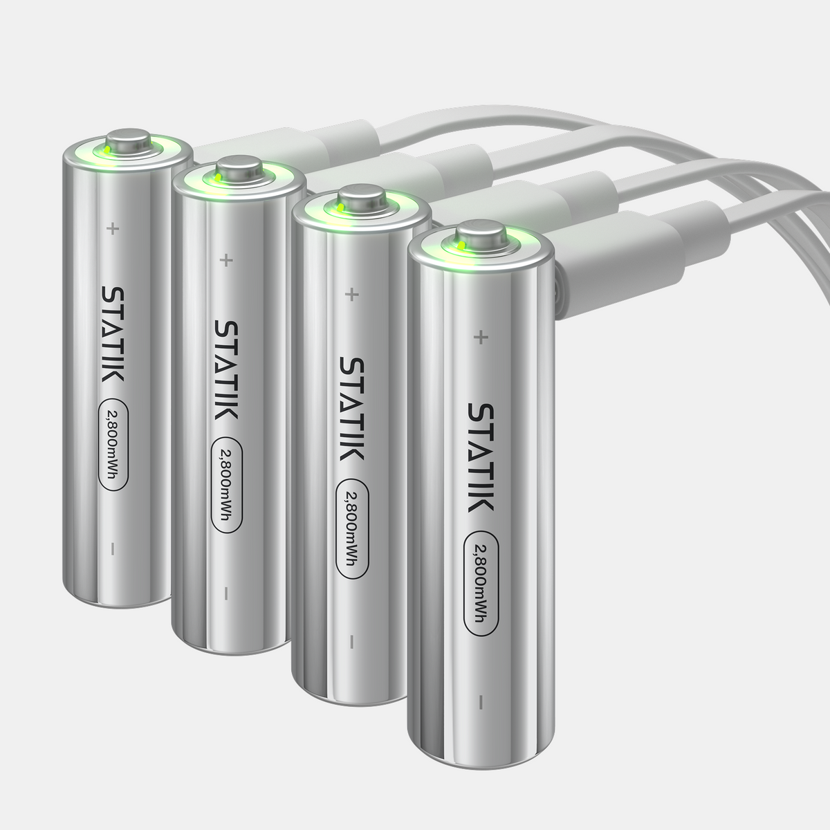 Rechargeable AAA Batteries 4-Pack